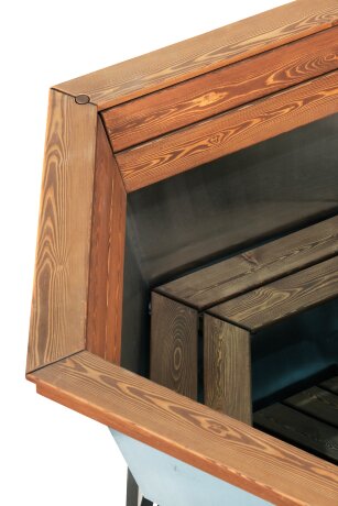 НМК Сибирь (2-4 персоны) - банный чан с печью и дымоходом