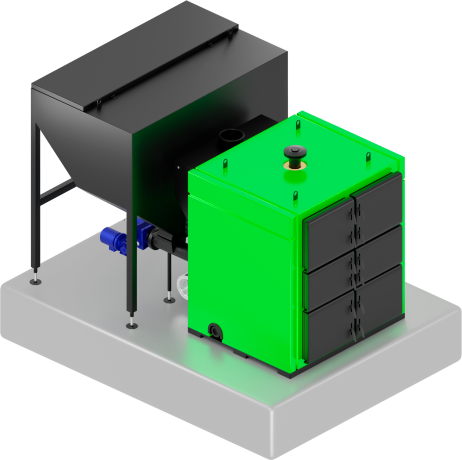 ВСКЗ-ДУО 330 - котел автоматический угольный (пеллетный)