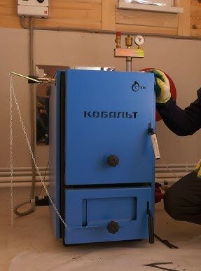 СТЭН Кобальт 15 - котел твердотопливный универсальный
