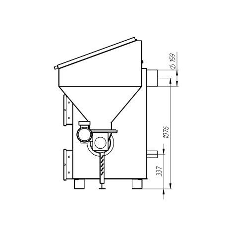 КТМ 20 - котел автоматический угольный (пеллетный)