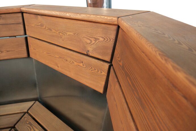 НМК Сибирь (4-6 персон) - банный чан с печью и дымоходом