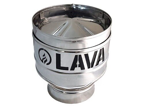 Компакт LAVA - оголовок-дефлектор "LAVA" нерж./нерж. 0,5мм/0,5мм