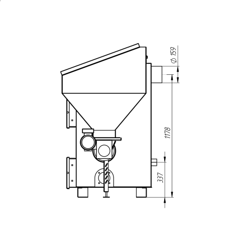 КТМ 25 - котел автоматический угольный (пеллетный)