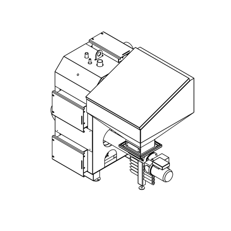 КТМ 25 - котел автоматический угольный (пеллетный)