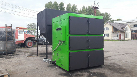 ВСКЗ-ДУО 500 - котел автоматический угольный (пеллетный)