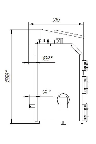 КТМ 30 - котел автоматический угольный (пеллетный)