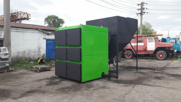 ВСКЗ-ДУО 600 - котел автоматический угольный (пеллетный)