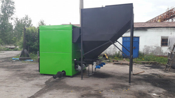 ВСКЗ-ДУО 800 - котел автоматический угольный (пеллетный)