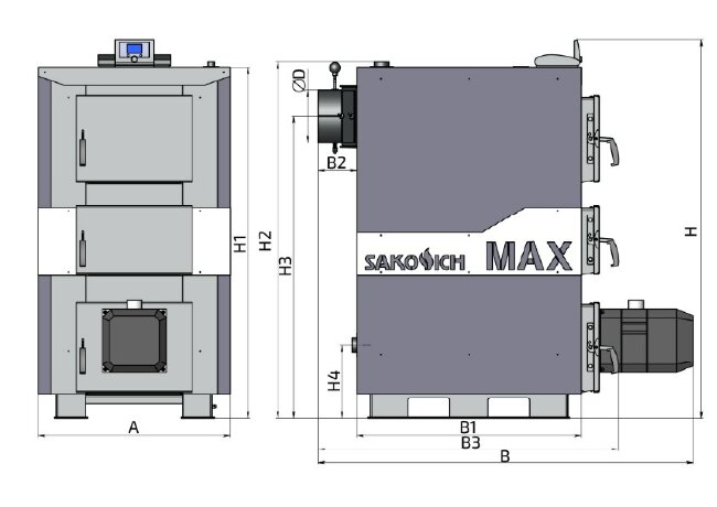 SAKOVICH PELLET MAX 150 - котел пеллетный автоматический