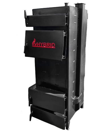 Гибрид 15 кВт - котел твердотопливный длительного горения