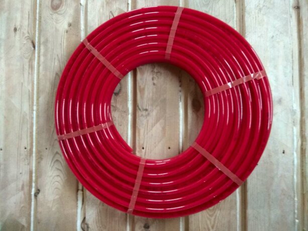 STOUT PEXa/EVOH 16x2,0 - трубы из сшитого полиэтилена красные, 500м