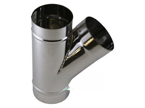 Компакт LAVA - тройник 45° нерж. 0,8 мм