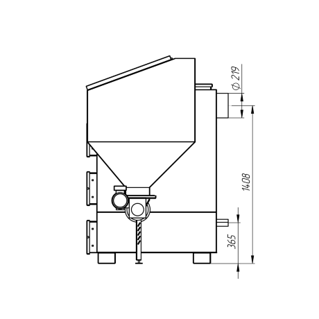КТМ 60 - котел автоматический угольный (пеллетный)