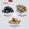 Гибрид 30 кВт - котел твердотопливный длительного горения