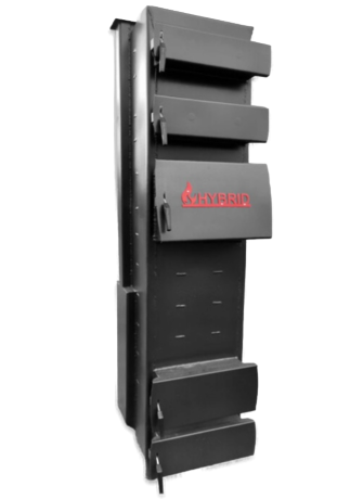 Гибрид 30 кВт - котел твердотопливный длительного горения