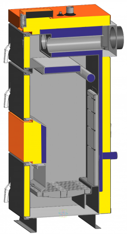 TIS UNI 80 - котел полуавтоматический твердотопливный