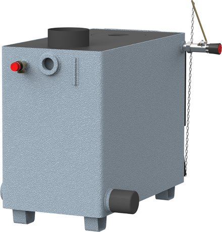 СТЭН Каракан 12 ТПЭ - котел твердотопливный с варочной поверхностью