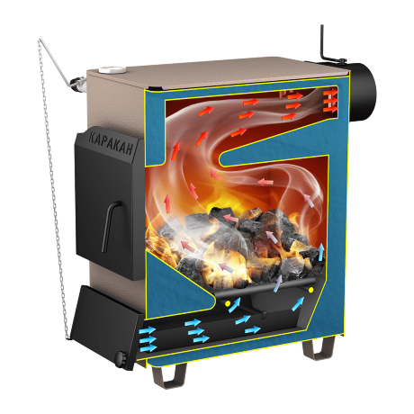 СТЭН Каракан 14 ТЭГ - котел твердотопливный универсальный