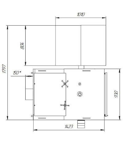 КТМ 150 - котел автоматический угольный (пеллетный)