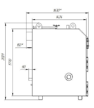 КТМ 150 - котел автоматический угольный (пеллетный)