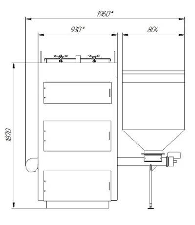 КТМ 150 - котел автоматический угольный (пеллетный)