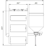 КТМ 150 - котел автоматический угольный (пеллетный)