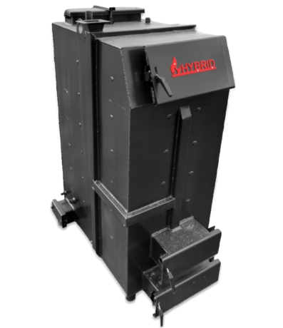 Гибрид 90 кВт - котел твердотопливный длительного горения