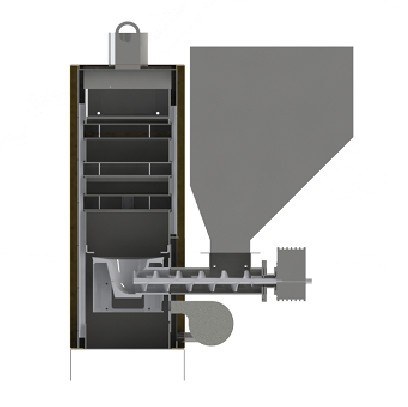 Optimum Uni Max 105 - котел автоматический угольный (пеллетный)