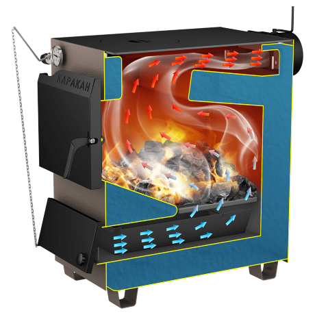 СТЭН Каракан 16 ТПЭ - котел твердотопливный с варочными поверхностями