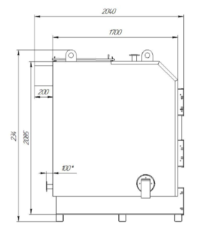 КТМ 200 - котел автоматический угольный (пеллетный)