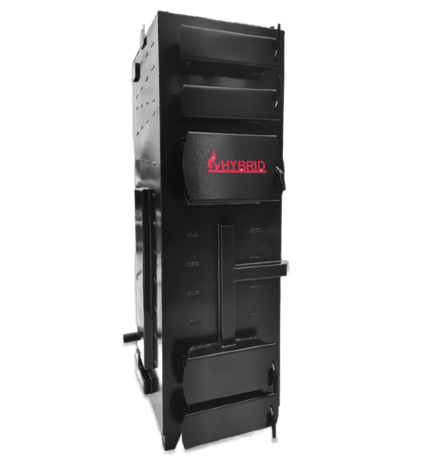 Гибрид 100 кВт - котел твердотопливный длительного горения