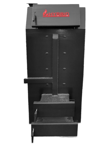Гибрид 110 кВт - котел твердотопливный длительного горения