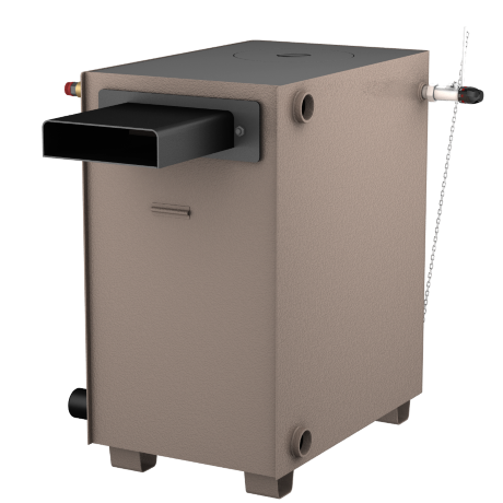 СТЭН Каракан 20 ТПЭ - котел твердотопливный с варочной поверхностью