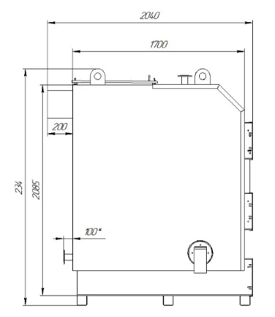 КТМ 300 - котел автоматический угольный (пеллетный)