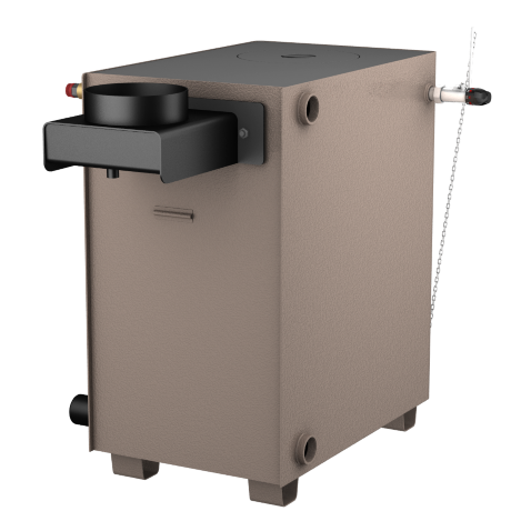 СТЭН Каракан 20 ТПЭВ - котел твердотопливный двухконтурный