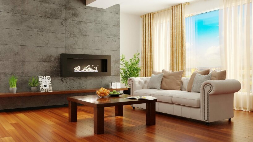 Русский огонь Лофт 1800N - биокамин настенный