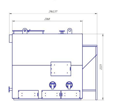 КТМ 400 - котел автоматический угольный (пеллетный)