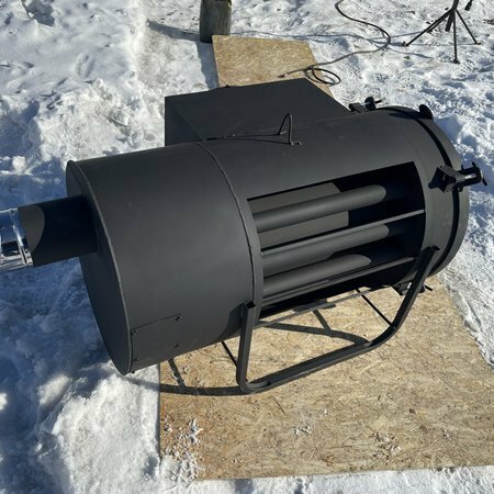 ИНТЕГРАЛ АЭРО 100 - теплогенератор на отработке полуавтоматический