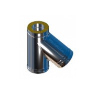 Сэндвич тройник 45 нерж.нерж d 115/200 0,8мм/0,5мм