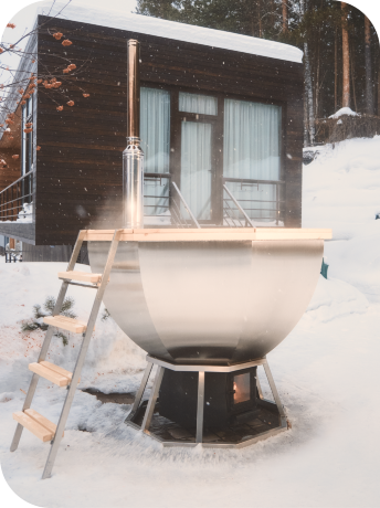 ГлавЧан (7-10 персон) - банный чан с увеличенной печью