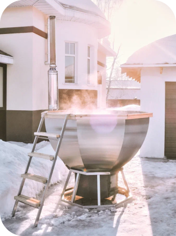 ГлавЧан (7-10 персон) - банный чан с увеличенной печью