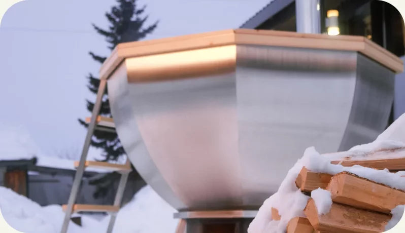 ГлавЧан (7-10 персон) - банный чан с увеличенной печью