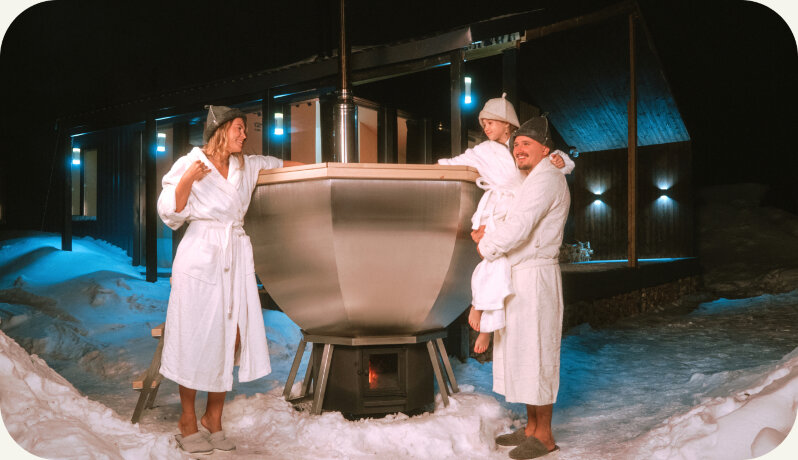 ГлавЧан (7-10 персон) - банный чан с увеличенной печью