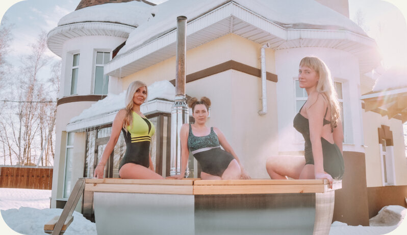 ГлавЧан (7-10 персон) - банный чан с увеличенной печью