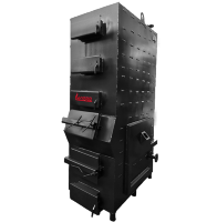 Гибрид 300 кВт - котел твердотопливный длительного горения
