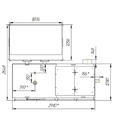 КТМ 500 - котел автоматический угольный (пеллетный)