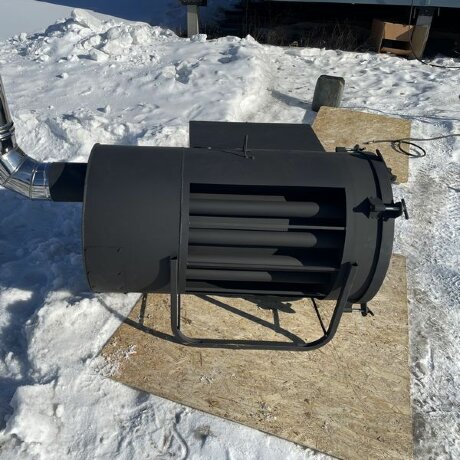 ИНТЕГРАЛ АЭРО 120 - теплогенератор на отработке полуавтоматический