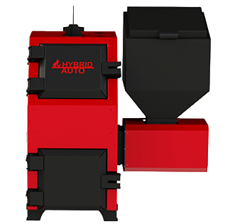 Гибрид Авто 15 кВт - котел автоматический угольный (пеллетный)