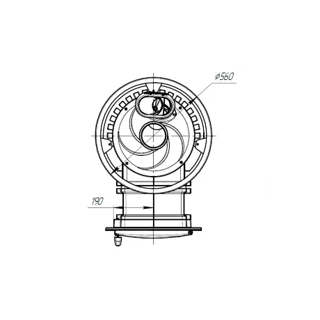 Prometall АТМОСФЕРА Мини - печь банная дровяная