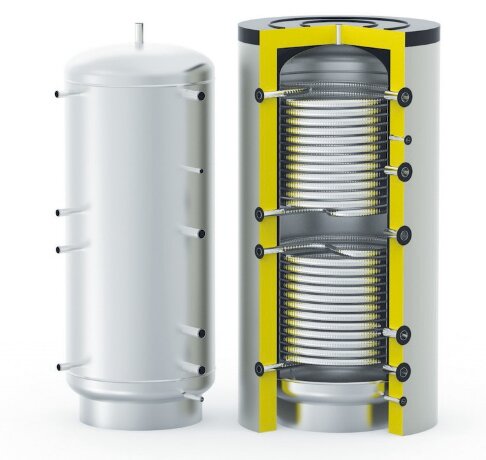 S-TANK HFWT DUO 1500 - теплоаккумулятор с двумя змеевиками